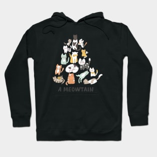 A Meowtain Funny Cats Hoodie